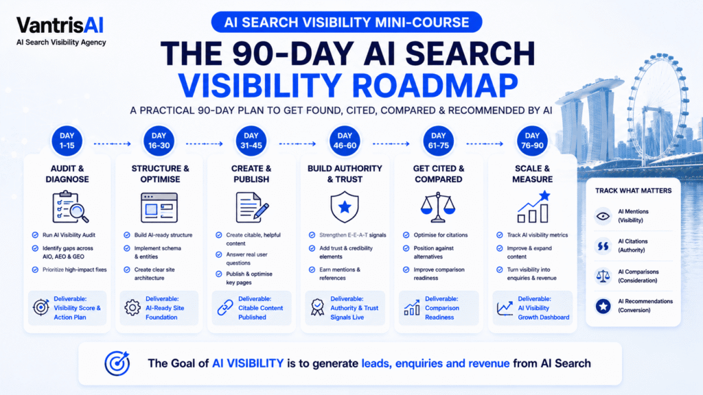 90-day AI Search Visibility roadmap